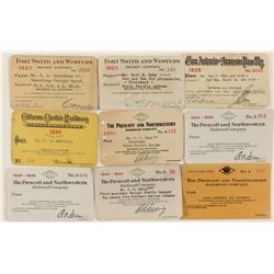 Arkansas Railroad Passes from Four Companies