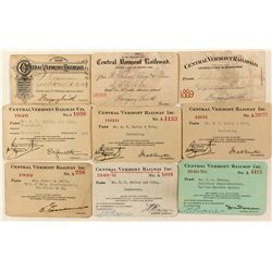 Central Vermont Railroad Passes (10)
