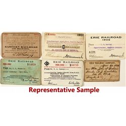Erie Railway Company Passes (22)