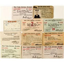 New York Central Railroad Passes (10)