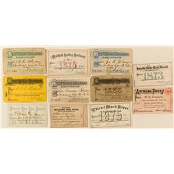 New York Railroad Passes from Seven Companies