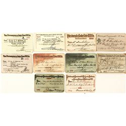 Pittsburgh Railroad Passes from Two Companies