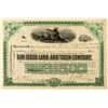 Image 1 : San Diego Land and Town Co. Stock Certificate