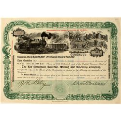 Choice Red Mountain Railroad stock