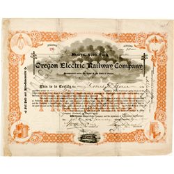 Oregon Electric Railway Co. Stock Certificate