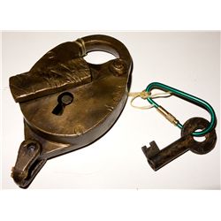 Large SP Railroad Lock