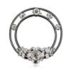 Image 3 : Platinum 1.67ctw Diamond Brooch