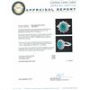 Image 6 : 14KT White Gold 3.03ct Emerald and Diamond Ring