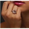 Image 6 : 14KT Rose Gold 5.76ct Morganite and Diamond Ring