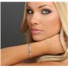 Image 5 : 14KT White Gold 3.05ctw Diamond Bangle Bracelet