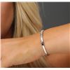 Image 6 : 14KT White Gold 3.05ctw Diamond Bangle Bracelet