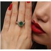 Image 5 : 14KT Yellow Gold 2.04ct Emerald and Diamond Ring