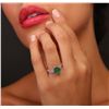 Image 2 : 14KT White Gold 2.32ct Emerald and Diamond Ring