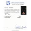 Image 6 : 14KT Rose Gold 2.14ctw Diamond Pendant With Chain