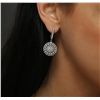 Image 5 : 14KT White Gold 2.48ctw Diamond Earrings