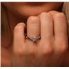Image 5 : 18KT White Gold 0.84ctw Diamond Ring