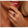 Image 5 : 14KT Yellow Gold 3.68ct Ruby and Diamond Ring