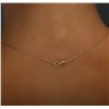 Image 5 : 14KT White Gold 3.25ct Blue Topaz and Diamond Pendant