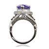 Image 8 : 14KT White Gold 7.40ct GIA Certified Tanzanite and Diamond Ring