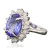 Image 4 : 14KT White Gold 5.05ct Tanzanite and Diamond Ring