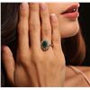 Image 2 : 14KT White Gold 2.73ct Emerald and Diamond Ring