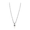 Image 4 : Platinum 4.54ctw Diamond Vintage Necklace