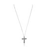 Image 4 : 14KT White Gold 2.58ctw Diamond Pendant With Chain
