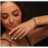 Image 1 : 14KT Rose Gold 20.90ctw Emerald and Diamond Bracelet
