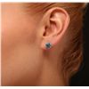 Image 4 : 14KT White Gold 1.65ctw Diamond Earrings