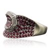 Image 2 : 14KT White Gold 1.62ctw Ruby and Diamond Ring