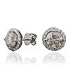 Image 7 : 18KT White Gold 7.36ctw Diamond Earrings