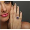 Image 3 : 18KT White Gold 2.42ct Tanzanite and Diamond Ring