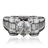 Image 1 : Platinum 2.35ctw Brilliant Cut Diamond Ring