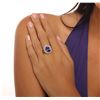 Image 1 : 14KT White Gold 5.21ct Tanzanite and Diamond Ring