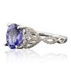 Image 2 : 14KT White Gold 1.92ct Tanzanite and Diamond Ring