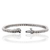 Image 6 : 14KT White Gold 4.64ctw Diamond Tennis  Bracelet