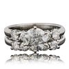 Image 1 : 14KT White Gold 2.73ctw Brilliant Cut Diamond Wedding Set