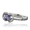 Image 4 : 14KT White Gold 1.47ct Tanzanite and Diamond Ring