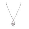 Image 3 : 14KT White Gold 1.21ctw Diamond Pendant With Chain