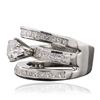 Image 2 : 18KT White Gold 4.09ctw Diamond Ring