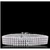 Image 3 : 14KT White Gold 7.14ctw Diamond Bracelet