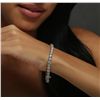 Image 5 : 14KT White Gold 11.53ctw Diamond Tennis Bracelet