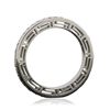 Image 7 : 18KT White Gold 0.62ctw Diamond Versace Ring