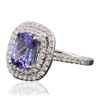 Image 4 : 14KT White Gold 2.76ct Tanzanite and Diamond Ring