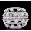 Image 3 : 14KT White Gold 1.23ctw Diamond Ring