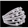 Image 4 : 14KT White Gold 1.23ctw Diamond Ring