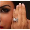 Image 5 : 18KT White Gold 5.63ctw Diamond Ring