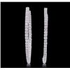 Image 3 : 14KT White Gold 1.33ctw Diamond Earrings