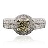 Image 3 : 14KT White Gold 1.50ctw Diamond Ring