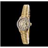 Image 3 : Ladies Rolex 18KT Yellow Gold Diamond DateJust Wristwatch